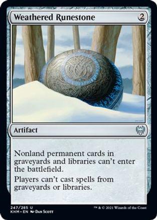 Weathered Runestone Magic Kaldheim