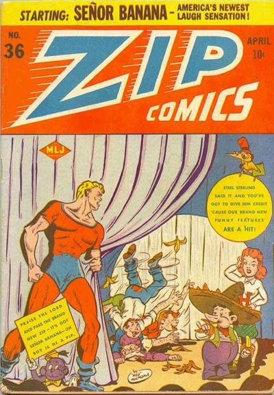 Zip Comics #36 (1943) Comic Books Zip Comics