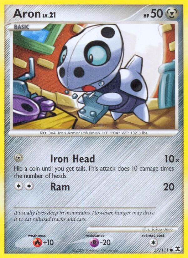 Aron #57 Pokemon Rising Rivals