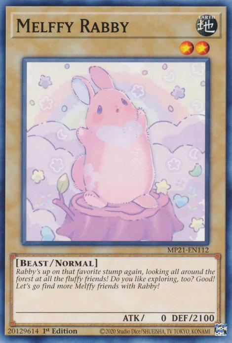 Melffy Rabby MP21-EN112 YuGiOh 2021 Tin of Ancient Battles Mega Pack