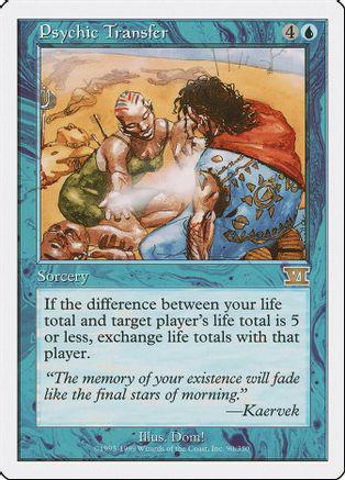 Psychic Transfer Magic 6th Edition