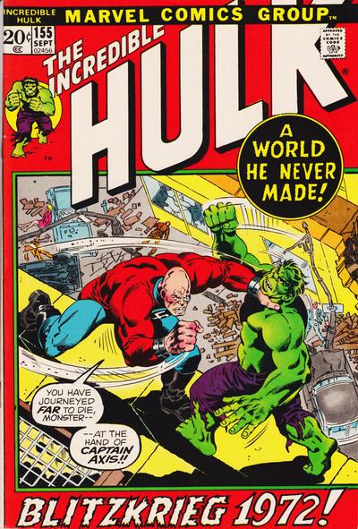 The Incredible Hulk #155 (1972) Comic Books Incredible Hulk
