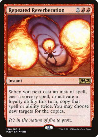 Repeated Reverberation #156 Magic Core Set 2020