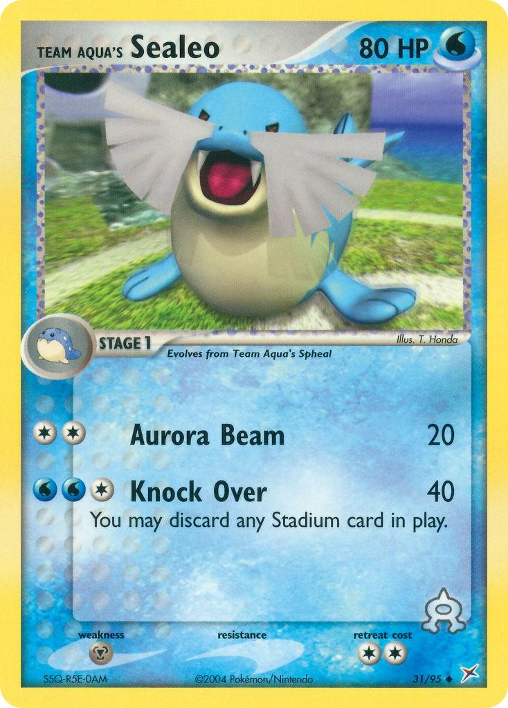 Sealeo #31 Pokemon Team Magma & Team Aqua