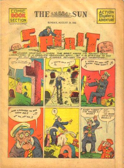 Spirit #8/24/1941 (1941) Comic Books Spirit