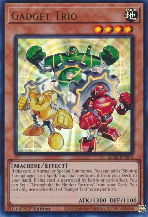 Gadget Trio LEDE-EN004 YuGiOh Legacy of Destruction