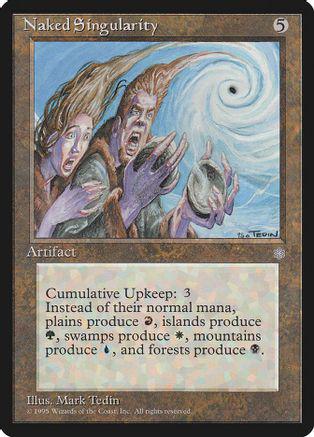Naked Singularity Magic Ice Age