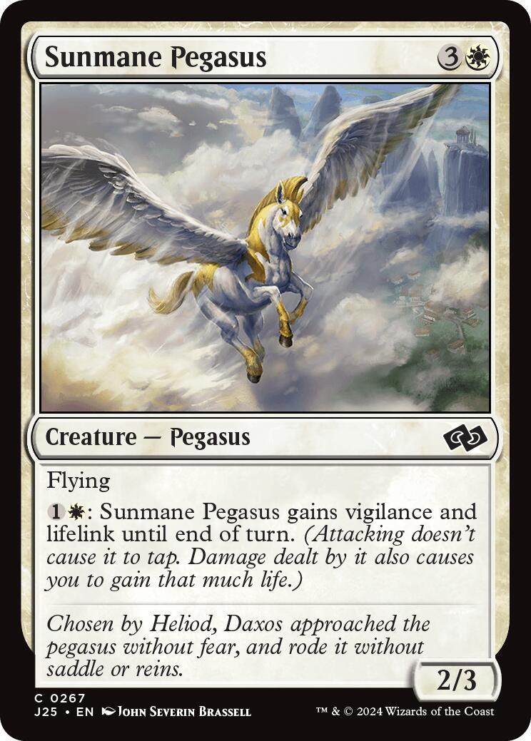 Sunmane Pegasus #267 Magic Foundations Jumpstart