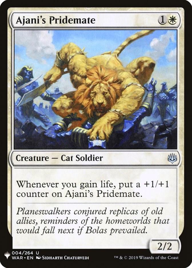 Ajani's Pridemate (Magic The List Reprints)