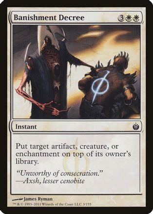 Banishment Decree Magic Mirrodin Besieged