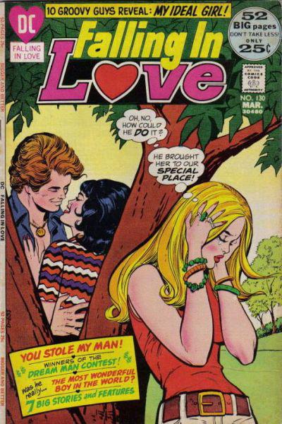 Falling in Love #130 (1972) Comic Books Falling In Love