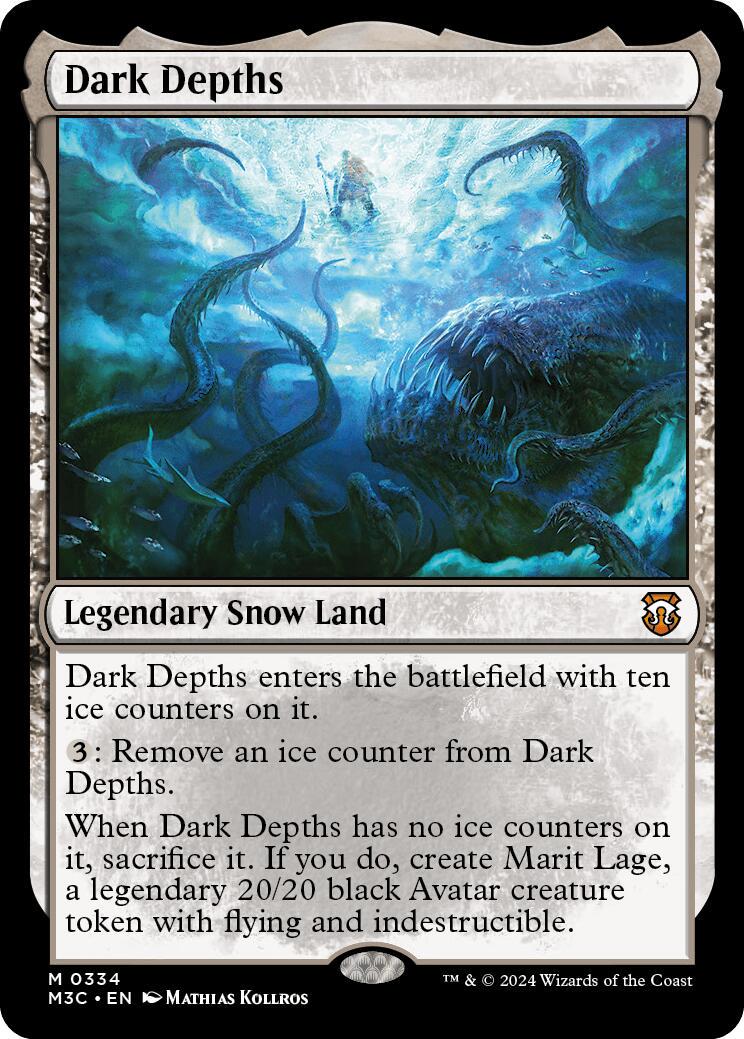 Dark Depths #334 Magic Modern Horizons 3 Commander