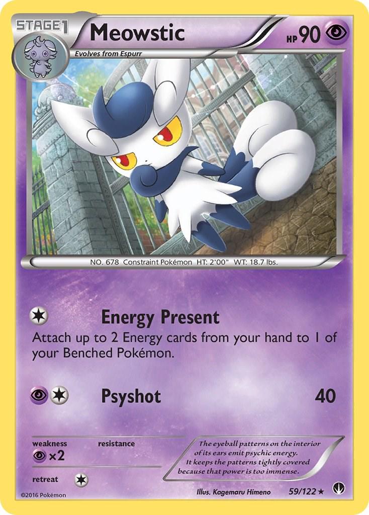 Meowstic #59 Pokemon BREAKpoint