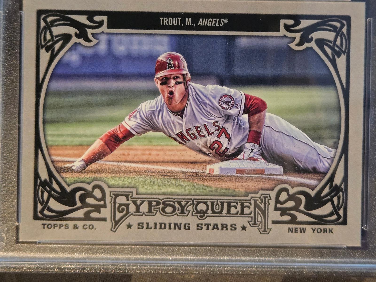 Mike Trout #SS-MT Baseball Cards 2013 Topps Gypsy Queen Sliding Stars