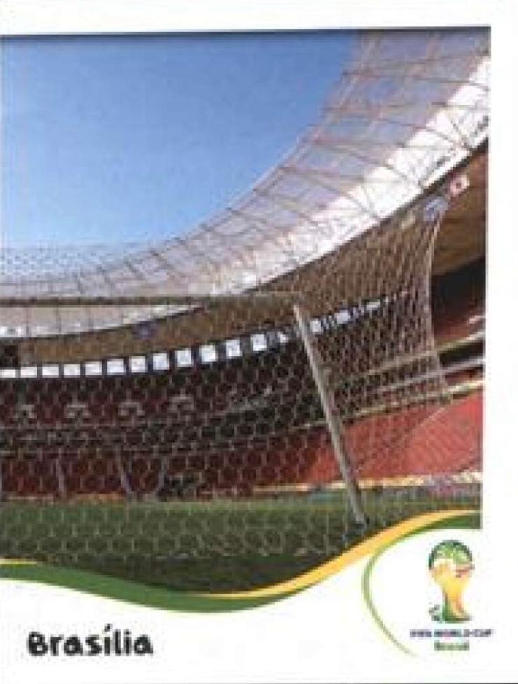Estadio Nacional #11 Soccer Cards 2014 Panini World Cup Stickers