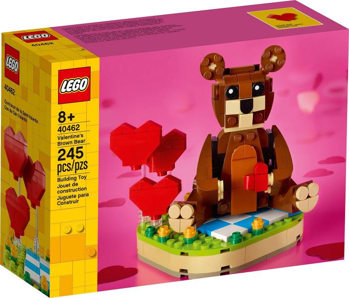 Valentine's Brown Bear #40462 LEGO Holiday