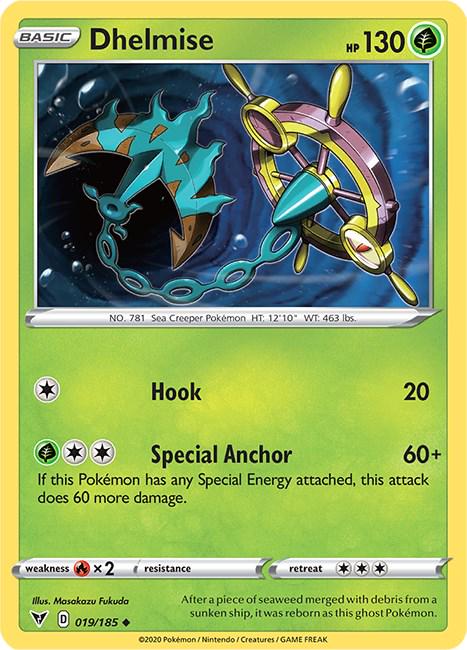 Dhelmise #19 Pokemon Vivid Voltage