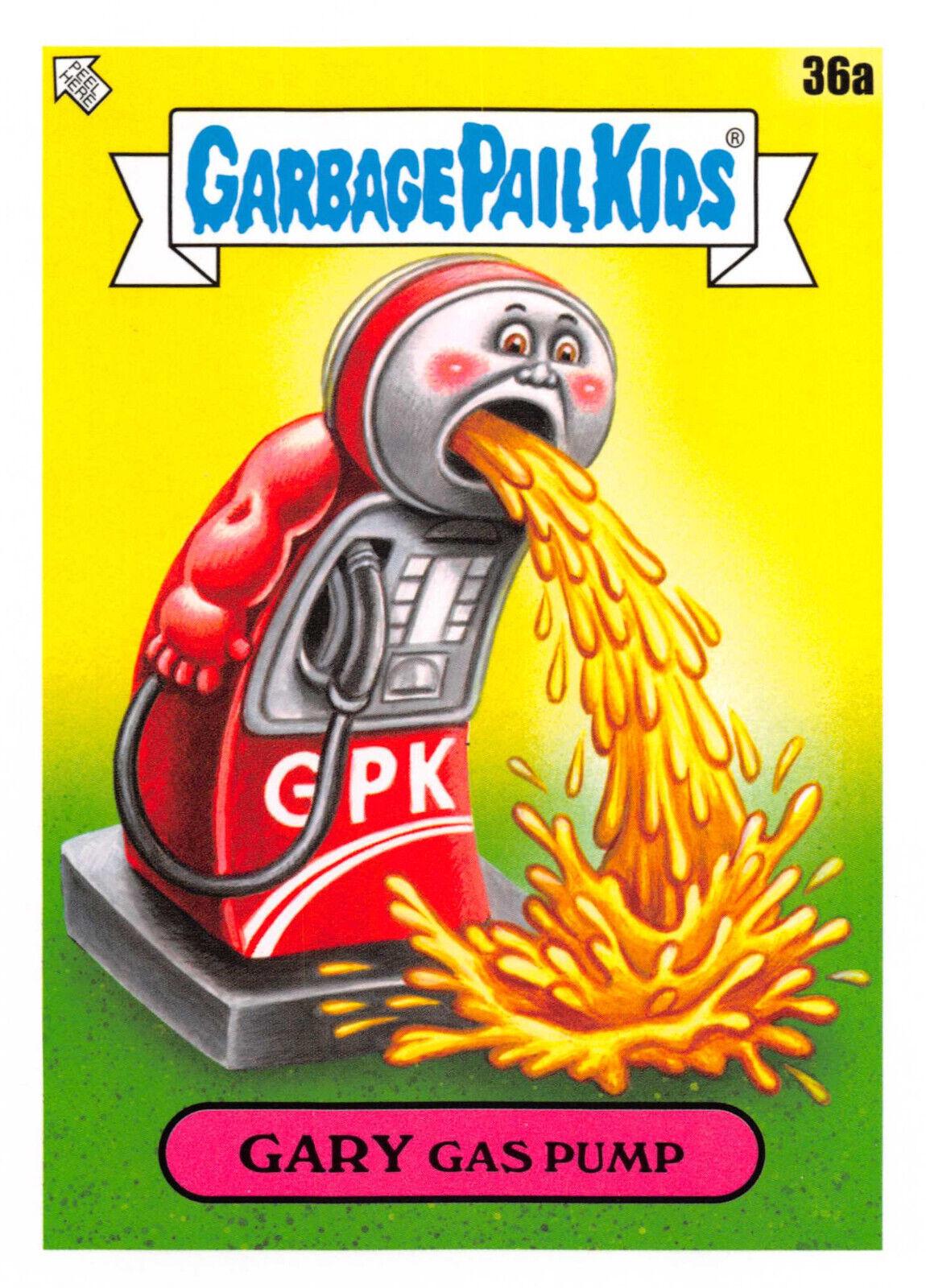 GARY Gas Pump #36a Garbage Pail Kids Go on Vacation