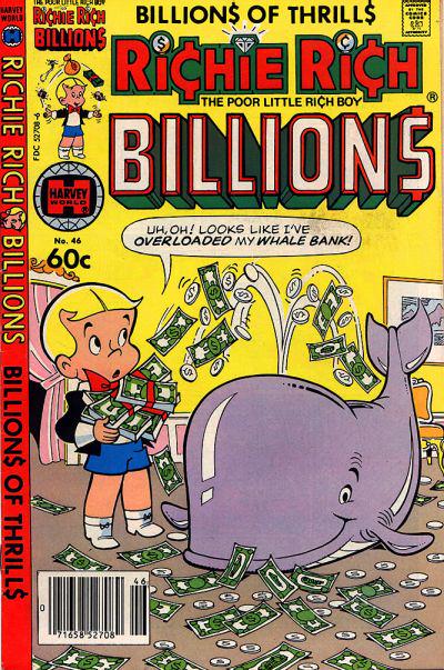 Richie Rich Billions #46 (1982) Comic Books Richie Rich Billions