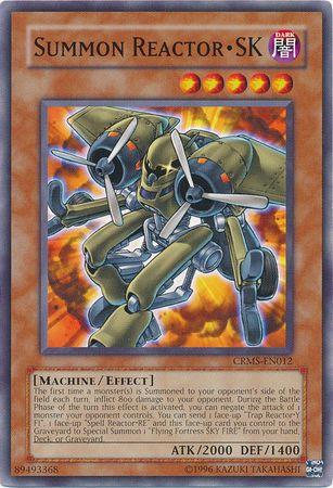 Summon Reactor?SK CRMS-EN012 YuGiOh Crimson Crisis