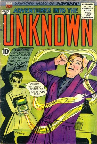 Adventures into the Unknown #103 (1958) Comic Books Adventures into the Unknown