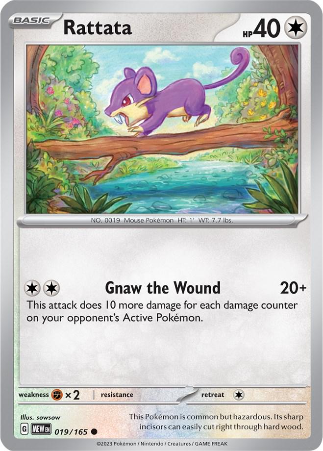 Rattata #19 Pokemon Scarlet & Violet 151