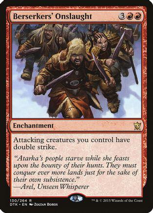 Berserkers' Onslaught Magic Dragons of Tarkir