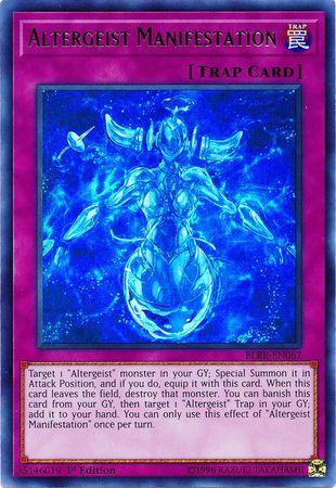 Altergeist Manifestation BLRR-EN067 YuGiOh Battles of Legend: Relentless Revenge