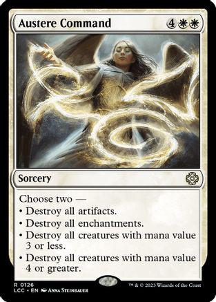 Austere Command #126 Magic Lost Caverns of Ixalan Commander