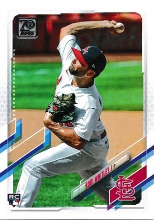 Kodi Whitley #145 Baseball Cards 2021 Topps