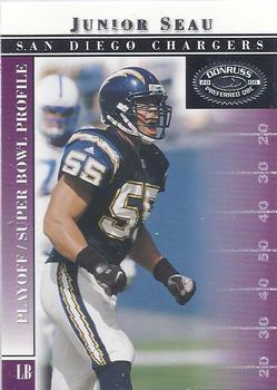 Junior Seau #80 2000 Panini Donruss Preferred Football