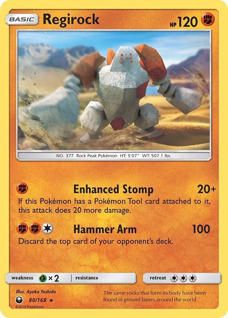 Regirock #80 Pokemon Celestial Storm