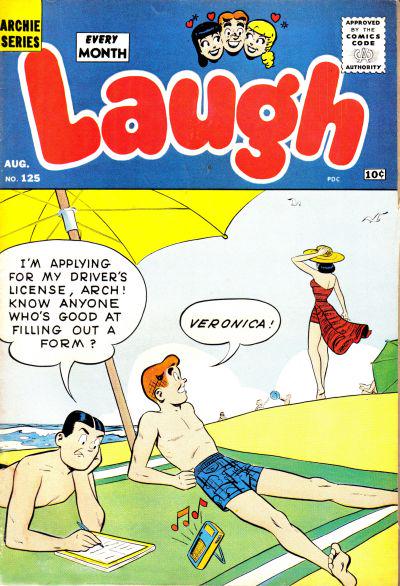 Laugh Comics #125 (1961) Comic Books Laugh Comics