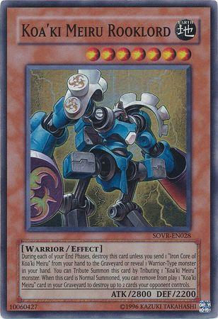Koa'ki Meiru Rooklord SOVR-EN028 YuGiOh Stardust Overdrive
