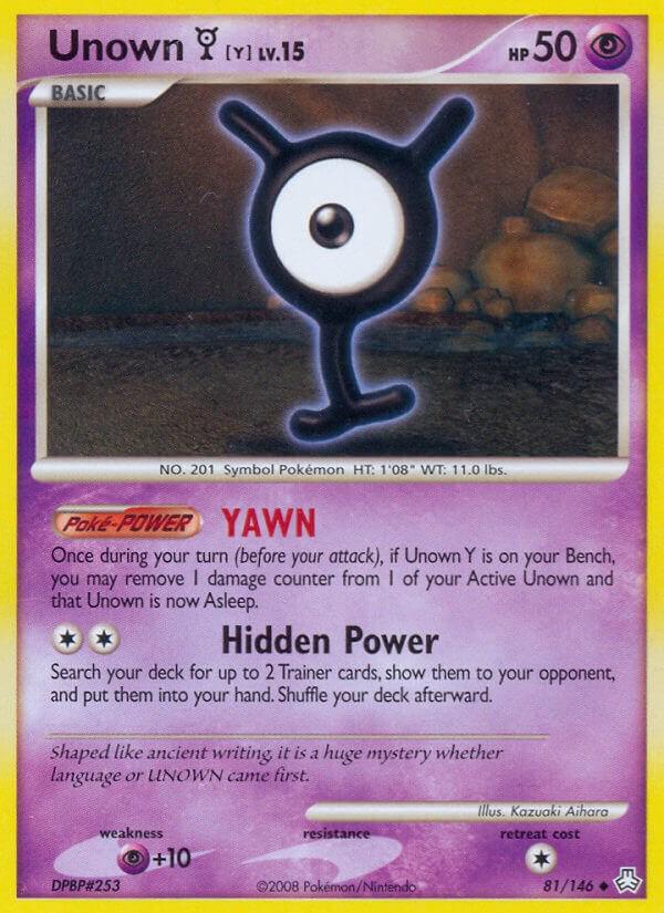 Unown Y #81 Pokemon Legends Awakened