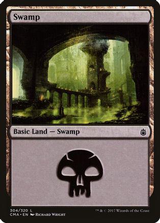 Swamp #304 Magic Commander Anthology