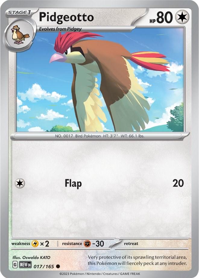 Pidgeotto #17 Pokemon Scarlet & Violet 151