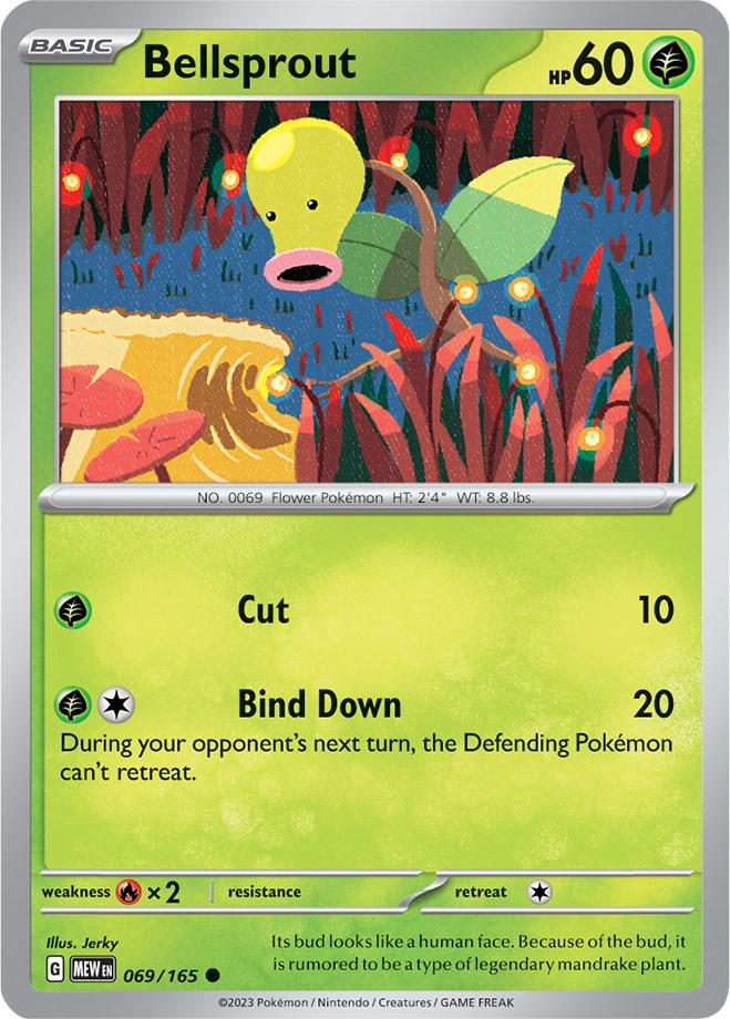 Bellsprout #69 Pokemon Scarlet & Violet 151