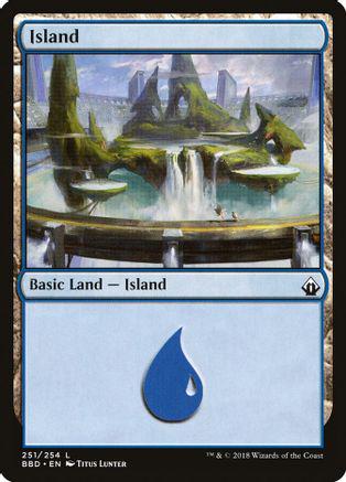 Island #251 Magic Battlebond