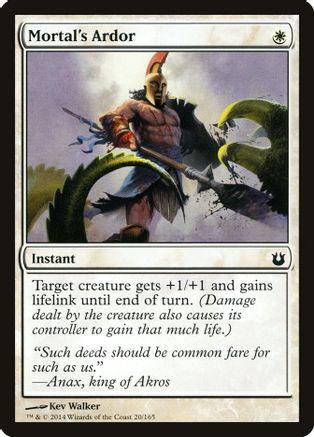 Mortal's Ardor Magic Born of the Gods