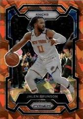 Jalen Brunson [Orange Ice] #9 Prices | 2023 Panini Prizm