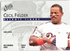 Cecil Fielder #45 Baseball Cards 1995 Studio Prices