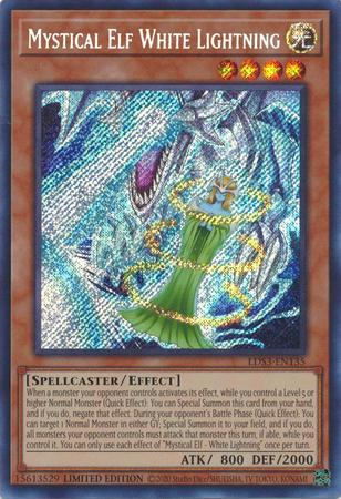 Mystical Elf - White Lightning LDS3-EN135 YuGiOh Legendary Duelists: Season 3