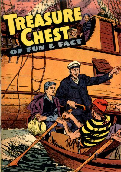 Treasure Chest of Fun and Fact #11 57 (1949) Comic Books Treasure Chest of Fun and Fact