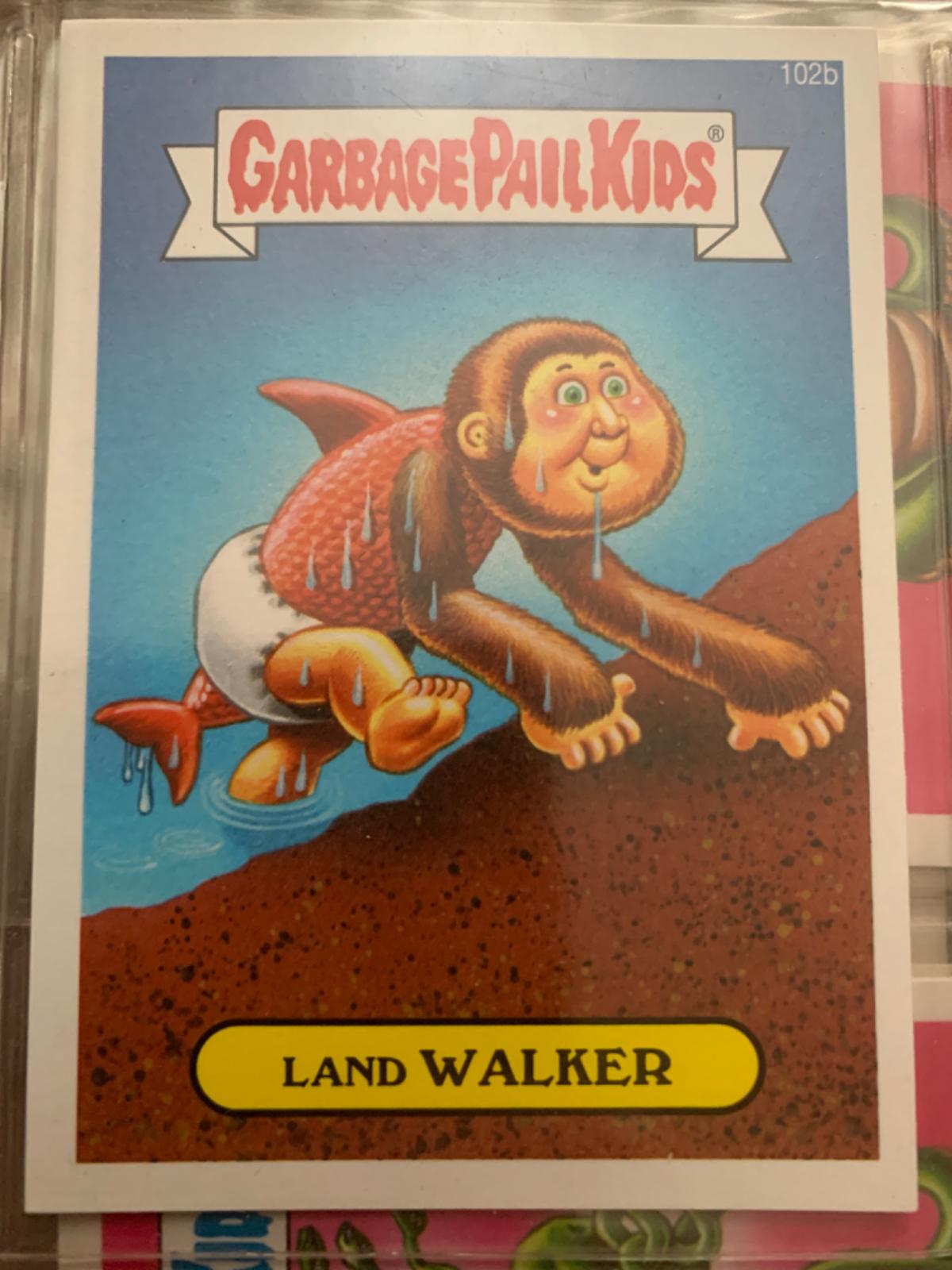 Land WALKER #102b 2014 Garbage Pail Kids
