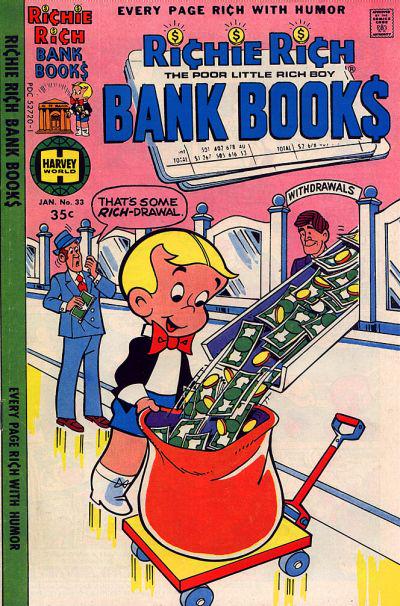 Richie Rich Bank Book #33 (1978) Comic Books Richie Rich Bank Book
