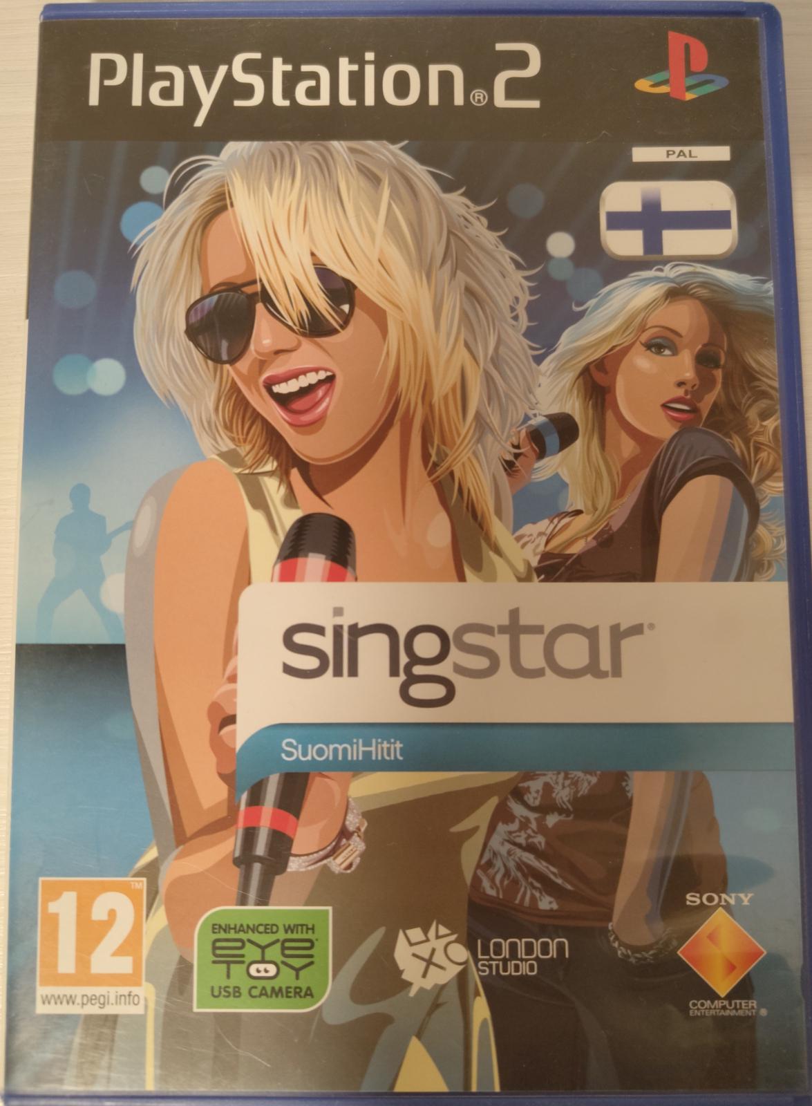 SingStar SuomiHitit PAL Playstation 2