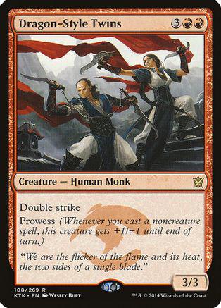 Dragon-Style Twins #108 Magic Khans of Tarkir