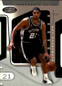 Tim Duncan #24 2002-03 Hoops Hot Prospects Basketball