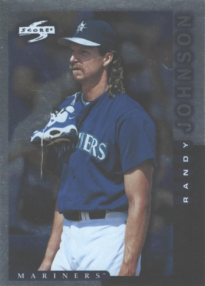 Randy Johnson #PP157 Baseball Cards 1998 Panini Score Showcase Series